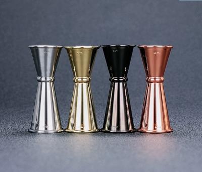 China Sustainable Small Stainless Steel Bar Gauge In Gold / Silver Color For Barware for sale