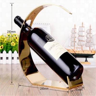 China 2020 simple creative stocked factory price bottle wine rack for sale