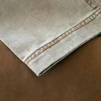 China TWILL washed effect cotton fabric, cotton twill, cotton canvas with dye dyeing for sale