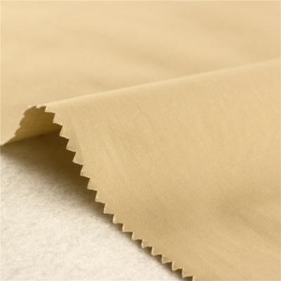 China Antistatic Dyed Beige Dyed 160Gsm Cotton Sateen Fabric Textile Plain Weave China Fabric Textile for sale