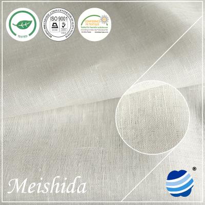 China Plain MEISHIDA 17*17/52*53 Hemp Fabric Cloth Organic Canvas Wholesale for sale