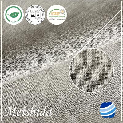 China Plain MEISHIDA 100% Irish Linen Fabric 21*21/52*53 for sale