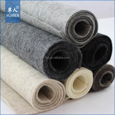 China Antistatic White Wool Felt Weight 0.10-0.70g/cm3 Pressed Felt Wool For Industrial Factory for sale