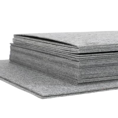 China Thick gray antistatic wool felt for sale