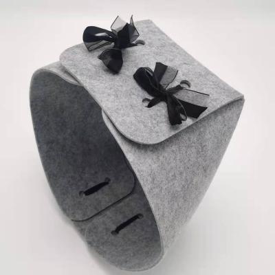 China Viable popular 5mm felt storage box 4mm felt basket for lanudry storage netting for sale