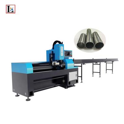 China Semi Automatic Laser Cutter CNC Fiber Laser Pipe Cutting Machine Od15-68mm Cutting Area For Kitchen Knife Handle Cutting Accuracy 0.1mm for sale