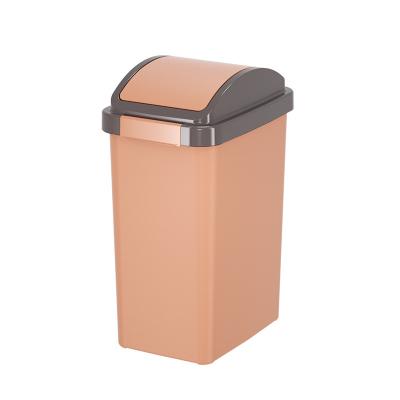 China Home office plastic trash can PP material foot pedal dustbin bin for sale for sale