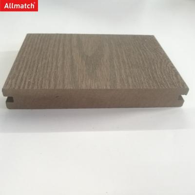 China WPC composite outdoor decking / terrace flooring/ solid decking board for sale