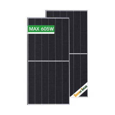 China monocrystalline solar panel half perc cells 600watts solar panels 156 cells 210mmx210mm for sale