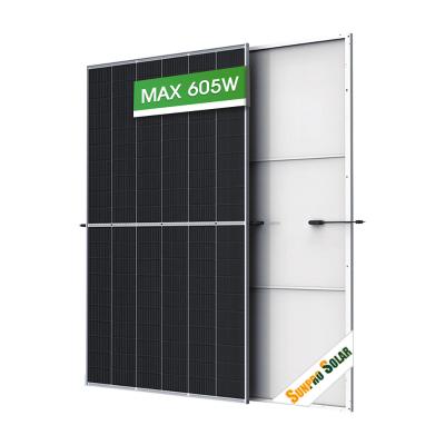 China Hqst Factory Mono Solar Panel House Solar Panel Full Kit Chinese Half 600 Watt Solar Panels Cells For Solar Systems 210mmx210mm for sale