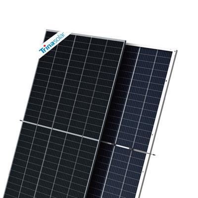 China Summit 670w high efficient bifacial trina solar panels trina solar panels trina for solar systems 210mm*210mm for sale