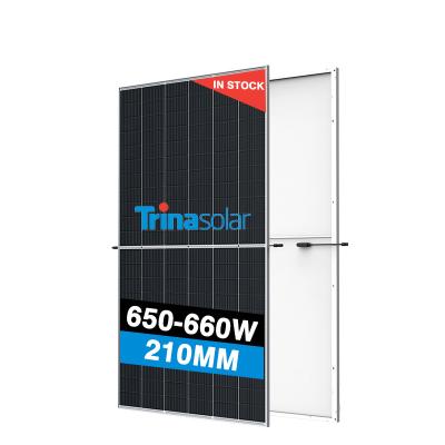 China Factory direct high quality trina solar summit 670 watt trina solar panel tsm-pe06h trina 635 solar at wholesale price 210mm*210mm for sale