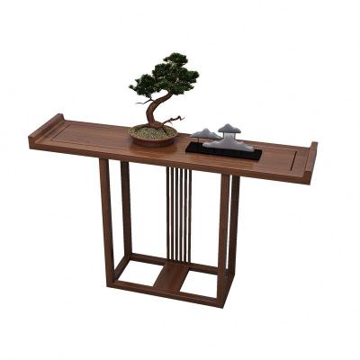 China New Classical Chinese Style Entrance Table Against The Wall Modern Narrow Entrance Table Simple Solid Wood Case Retro for sale