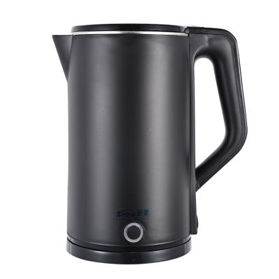 China 360 Degree Electric Kettle 304 Stainless Steel Double Rotation Base Double Layer Anti Scalding All Steel Seamless Kettle for sale