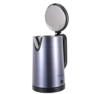 China 360 Stainless Steel 1.8L 2.0L Electric Kettle Base 2022 Degree Rotation New Home Appliances Blue Color for sale