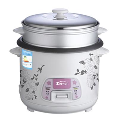 China Automaic Cooker And Appliances 2.2L Full Body Hot Chamber System Stainless Steel Upright Electric Rice Cooker for sale