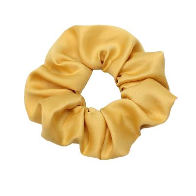 China Ins Scrunchies Matte Women s Chunky Accessories Satin Fabric Parting Ring Silk Hair Band Hip Hop Fall for sale