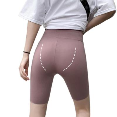 China Breathable Hot Selling High Waisted Workout Fitness Yoga Shorts for sale