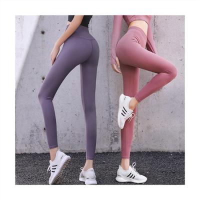 China High Waist Breathable Abdomen Pants Fitness Sports Good Quality Gaiters Elastic Yoga Pants For Women for sale