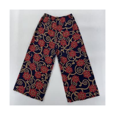 China New Style Breathable Ladies Fashion Pants Design Women Custom Loose Wide Leg Pants for sale