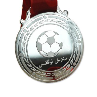 China China Design Your Own Silver Bronze Soft Enamel 3d Logo Sports Medal With Ribbon Gold Zinc Alloy Empty for sale