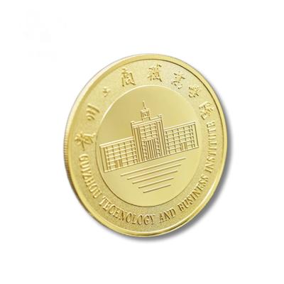 China China Factory Metal Gold Plated Design Cheap Custom Custom Coin Make Your Own Logo Personalized Gold Coin for sale