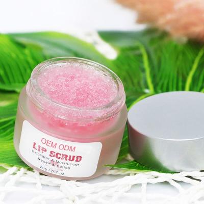 China Private Label Strawberry Waterproof Lip Scrub Organic Lip Scrub For Lip Care for sale