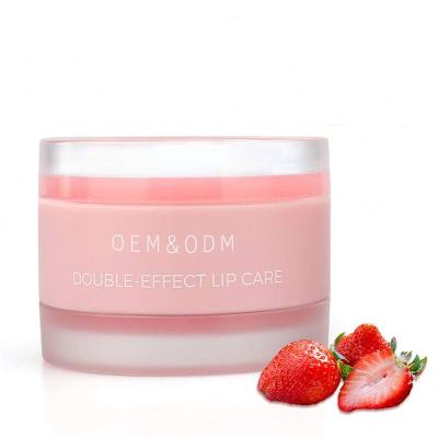 China Nourishing Custom Organic Lip Scrub Private Label Glass Lip Scrub Container Sugar Lip Scrub for sale