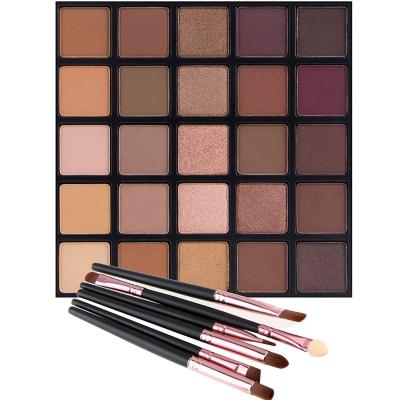 China New Hot Selling Customized Waterproof Pressed Glitter Eyeshadow Palette With Your Own Brand for sale