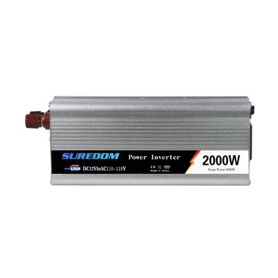 China 2000w sine wave inverter 50hz/60hz solar power system car power modified inverter SD-GAX2000W for sale