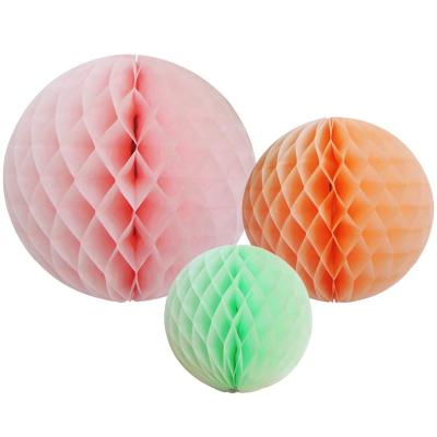 China EASTTERN Wholesale 2022 Good Quality Paper Party Set Colorful Tissue Paper Honeycomb Balls Decoration Kit for sale