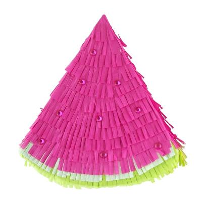 China Mini Watermelon 6.5inch Pinata Kids Gift Piantas Paper New Product 2020 for sale