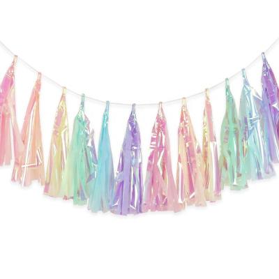 China HOT 2022 EASTTERN 2022 Good Quality Tissue Paper Garland Colorful Tissue Paper Tassels for Party Decoration for sale