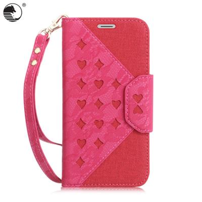 China With Strap High Quality Wallet PU Leather Phone Cover With Card Slot For iPhone X for sale