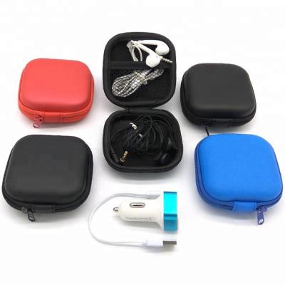 China High Quality Fancy Light Waterproof Zipper Eva Earphone Carrying Case Eco-friendly for sale