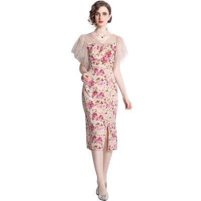 China Wholesale Anti-wrinkle OEM Summer Ladies Uses Maxi Dress Women Skirts Elegant Casual Dresses Beach Women for sale