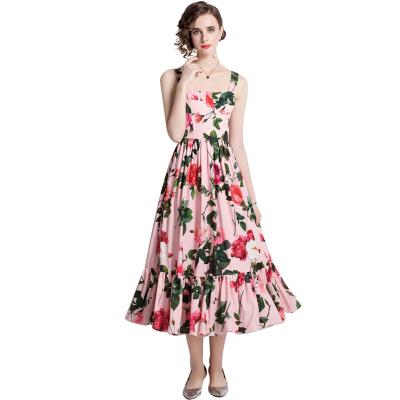 China Anti-wrinkle factory wholesale summer ladies dress casual beach women sexy skirts for women 2022 women dress dresses for sale