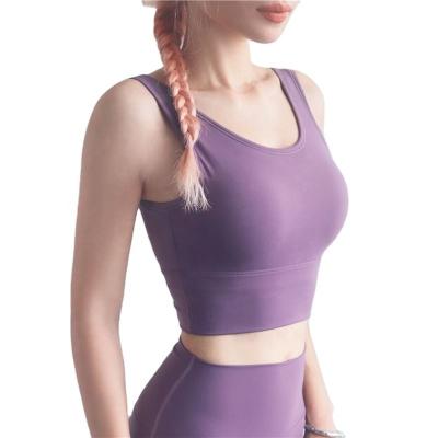 China Sports Breathable Bra Running Fitness Design Fashion Loose Yoga T-shirt Tops Sports Gym Clothing Yoga for sale