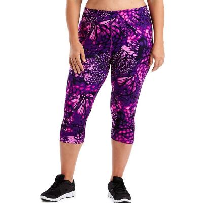 China 3Dmax Breathable Plus Size Womens Active Stretch Capri , Sports Pants Yoga Pants for sale