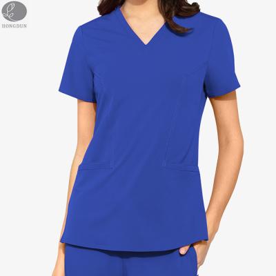 China wholesale Anti-wrinkle V neck medical uniform for sale