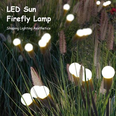 China Wholesale Commercial Use RGB Led Firefly Solar Light Waterproof Wind Light Waterproof Lawn Light Inground Garden Garden Garden Light for sale