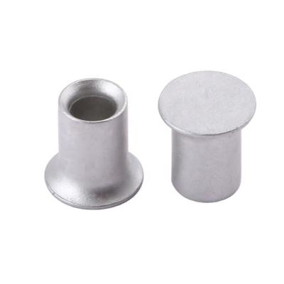 China Flat Non-standard customization flat rivet alloy steel silver grey dacromet for automobile industry for sale