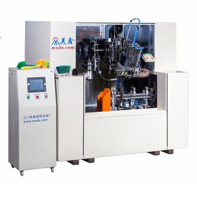 China Make hockey brush cnc customized high production 5 aixs 2 drilling 1 double decking hockey brush making machine mxdx brush making machine factory for sale