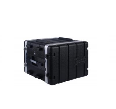 China Durable ABS 8U 19 Inch Rack Case / Pa Dj Flight Case 4X Heavy Duty Twist Latches for sale