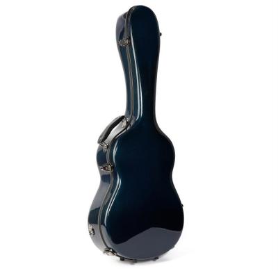 China Classical Guitar Hard Case Air Carbon Silk Like Blue Lining for sale