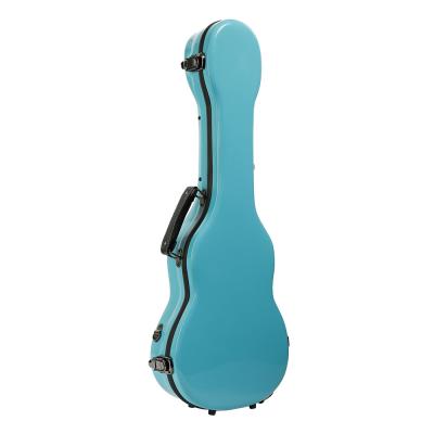 China Waterproof Fiberglass Baritone Ukulele Hard Shell Case 3 Metal Latches One Lockable for sale