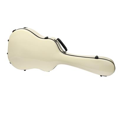 China Ivory Fiber Glass Guitar Hard Case / Hard Shell Guitar Case Acoustic for sale