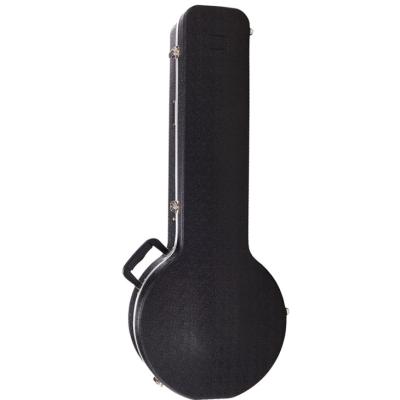 China Reinforced ABS Hardshell Banjo Case Soft Plush 3 triple chrome plated latches for sale