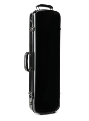 China Fiberglass Rectangular Violin Hard Case Black Waterproof for sale