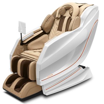 China Body Weightless Shiatsu 3d Pedicure Pearl White Massage Chair with Rollers for sale